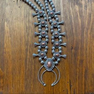 18” Silver & Copper Faux Squash Blossom